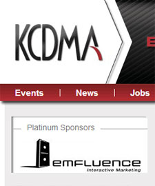 emfluence is the happy website sponsor of the KCDMA