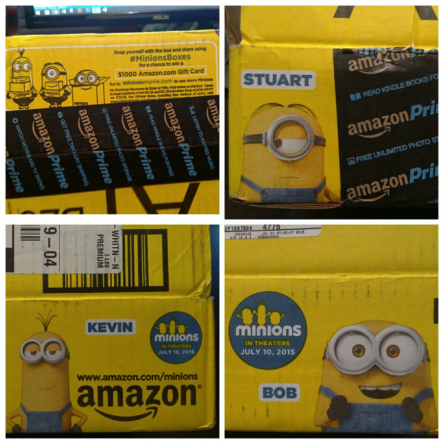 Minion amazon boxes