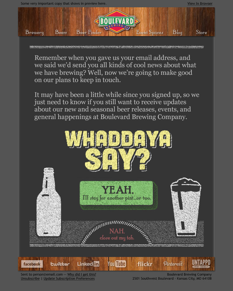Boulevard Brewing Co. – Repermission Campaign slide #0
