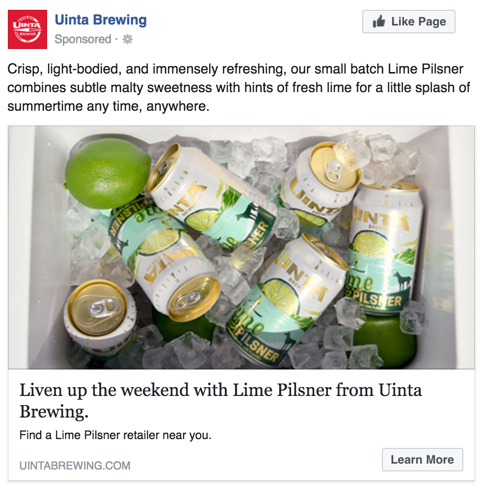 Uinta Brewing Company Lime Pilsner Awareness Campaign slide #0