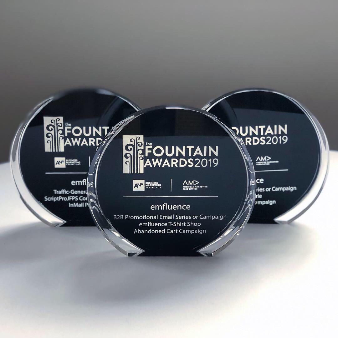 emfluence Celebrates Success at the 2019 Fountain Awards