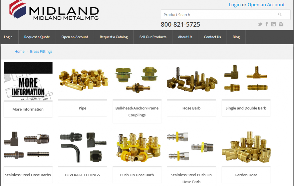 Midland Metal B2B ecomm