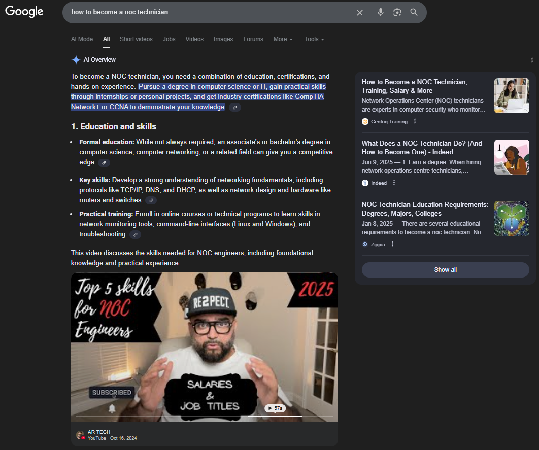Centriq’s AI Overview Stealing Success slide #0